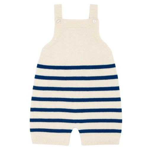 minnow Baby Breton Stripe Overall Breton Stripe Knit Clearance