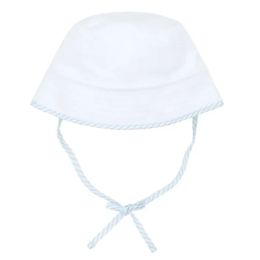 minnow Baby French Terry Bucket Hat | Swim White Hot