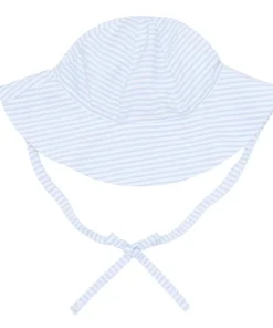 minnow Baby Sun Hat | Swim Powder Blue Stripe New