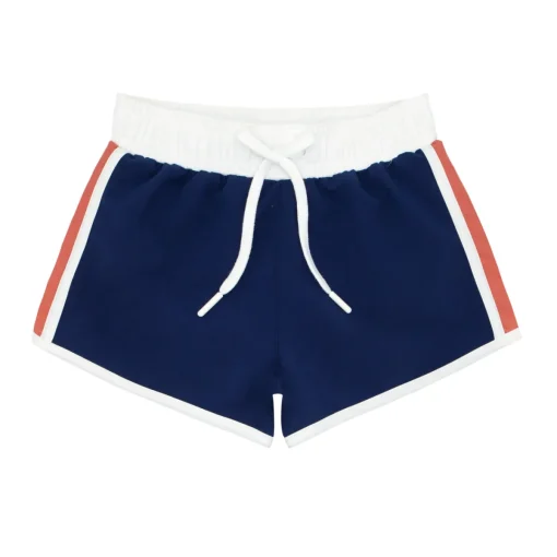 minnow Boys And Dusty Red Boardie | Swim Navy Fashion