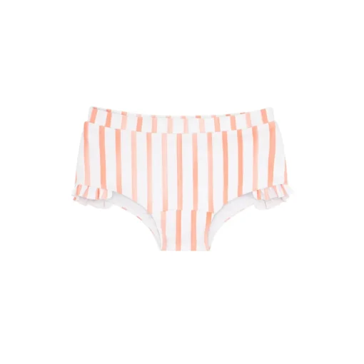 minnow Girls Calypso Coral Stripe Swim Shorts Calypso Coral Botanic Best