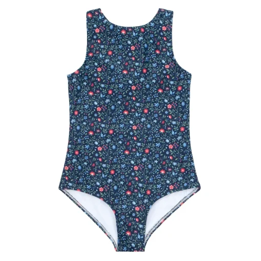 minnow Girls Double Bow One Piece Midnight Vineyard Sale