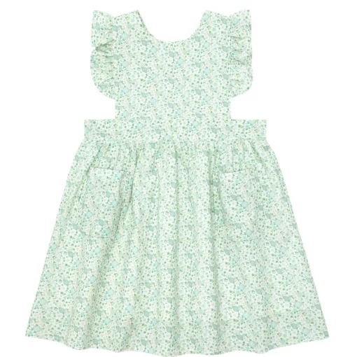 minnow Girls Pinafore Dress Sea Marsh Floral Online
