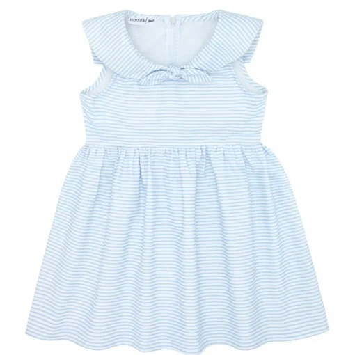 minnow Girls Sailor Dress Powder Blue Stripe New