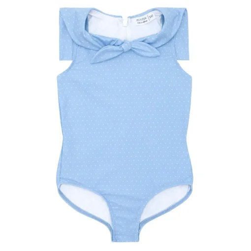 minnow Girls Sailor One Piece Mulberry Blue Dot Sale