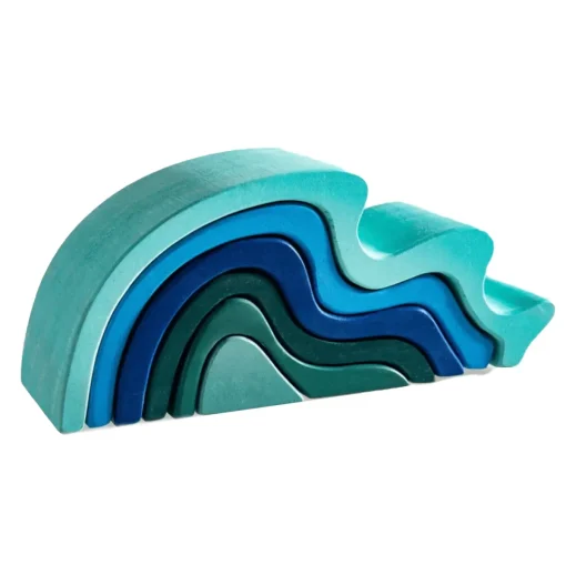 minnow Green Elephant Wave Stacking Block Hot