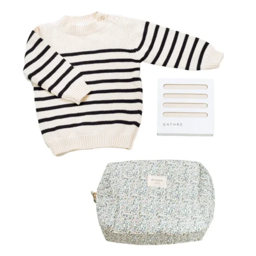 minnow Travel Day Bundle | Swim Breton Stripe Hot