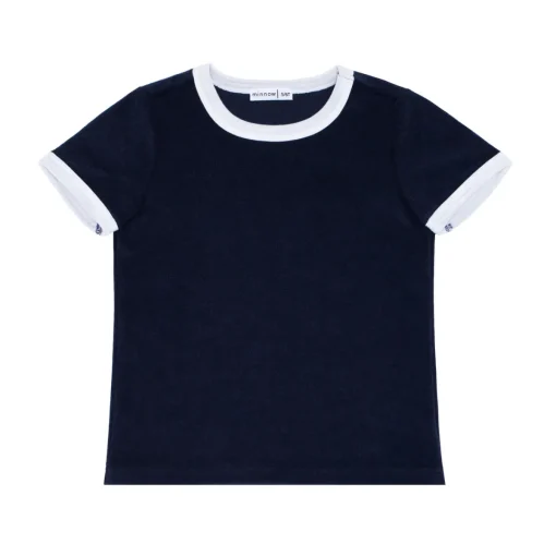 minnow Unisex French Terry Camp Tee Navy Best