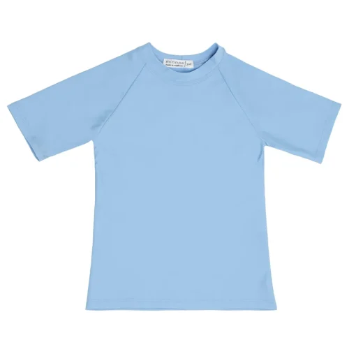 minnow Unisex Short Sleeve Rashguard Peri Blue Discount