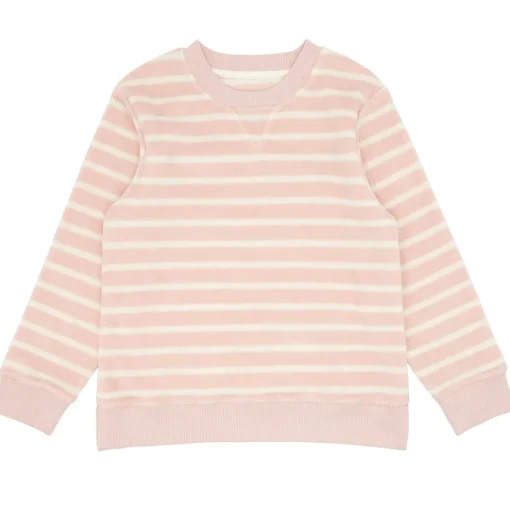 minnow Unisex Terry Sweatshirt | Swim Pink And Cream Clearance