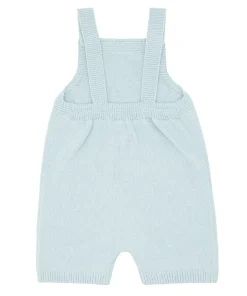 minnow Baby Blue Knit Overall Light Blue Clearance