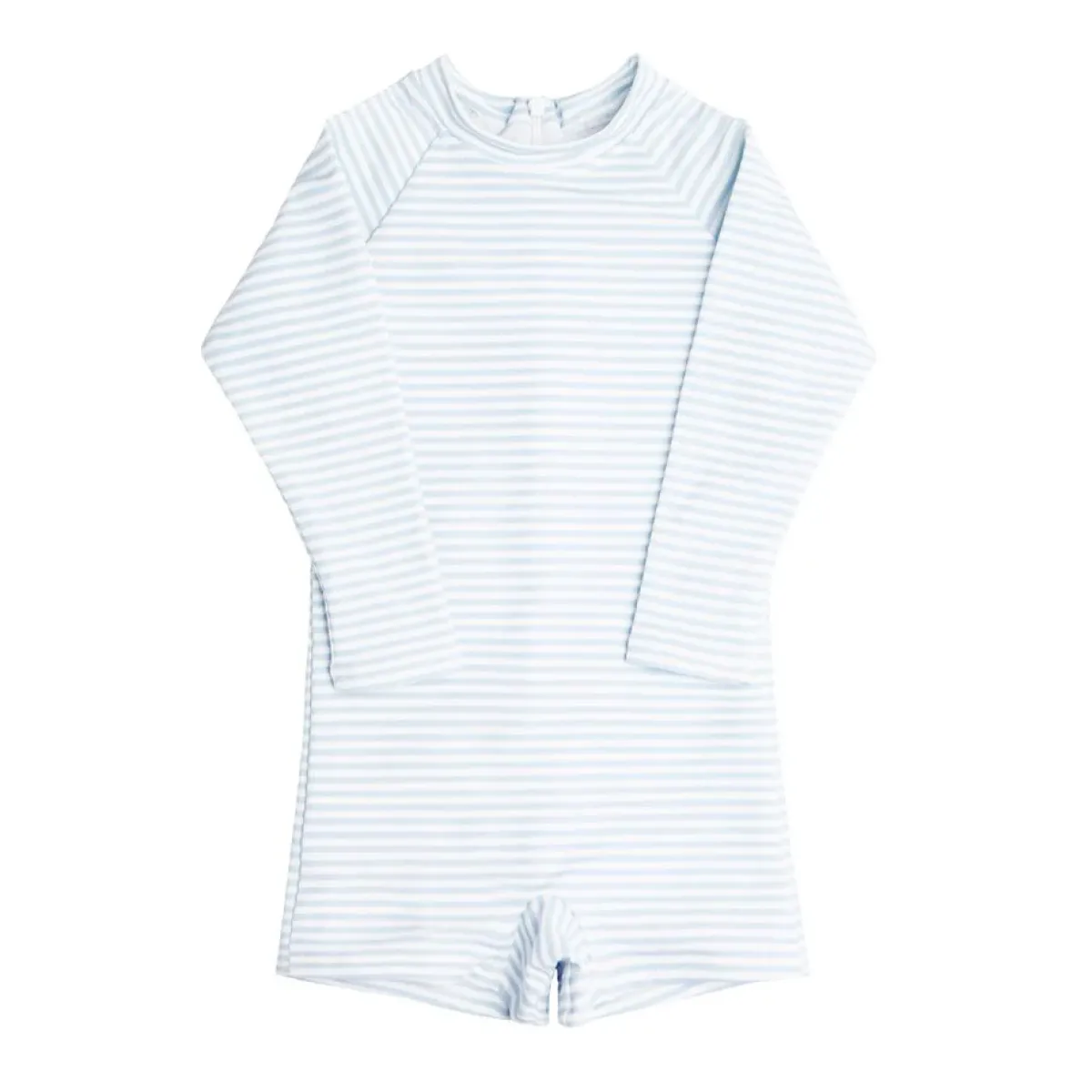 minnow Baby Boys' First Beach Day Bundle Powder Blue Stripe New