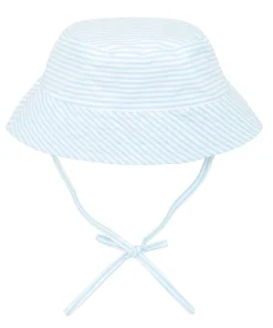 minnow Baby Bucket Hat | Swim Powder Blue Stripe New