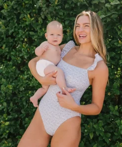 minnow Baby Diaper Cover | Swim White Hot