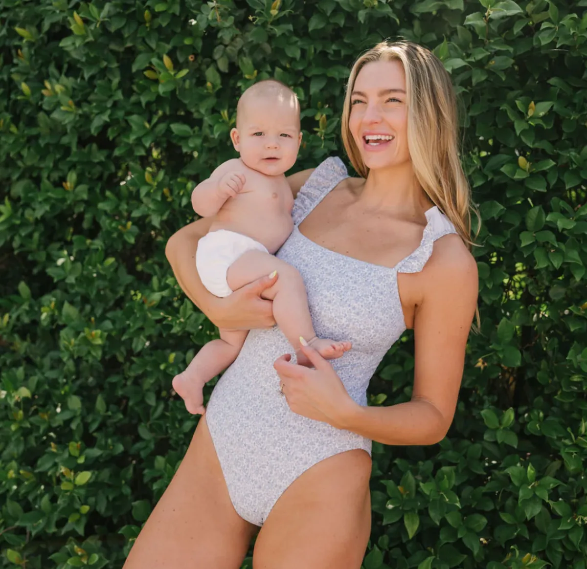 minnow Baby Diaper Cover | Swim White Hot