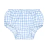 minnow Baby Diaper Cover | Swim Oasis Blue Gingham Hot
