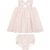 minnow Baby Flutter Tank Bloomer Set Antique Floral Clearance