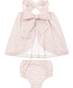 minnow Baby Flutter Tank Bloomer Set Antique Floral Clearance