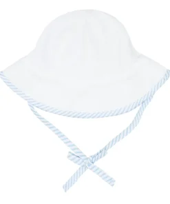 minnow Baby French Terry Sun Hat | Swim White Best