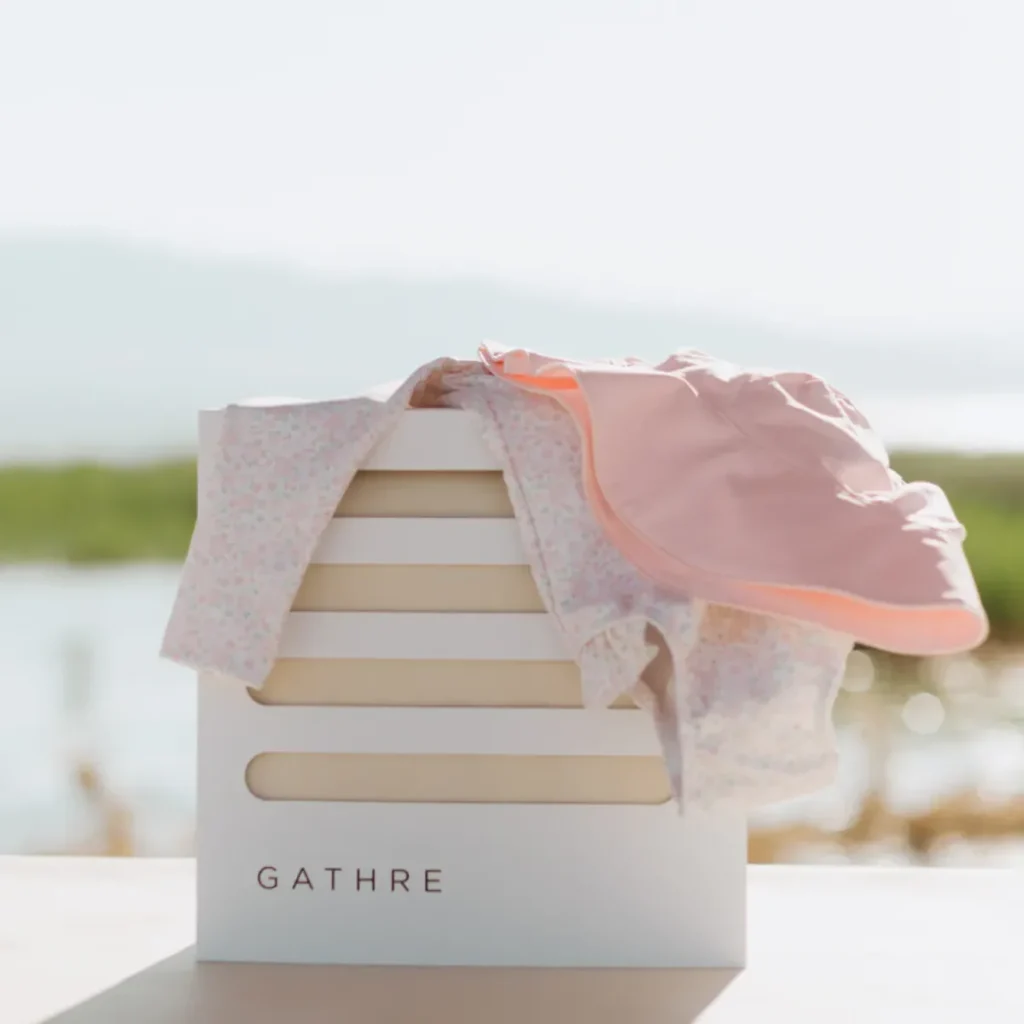 minnow Baby Girls' First Beach Day Bundle Antique Floral Hot