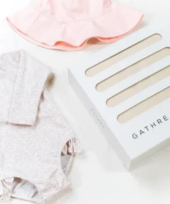 minnow Baby Girls' First Beach Day Bundle Antique Floral Hot