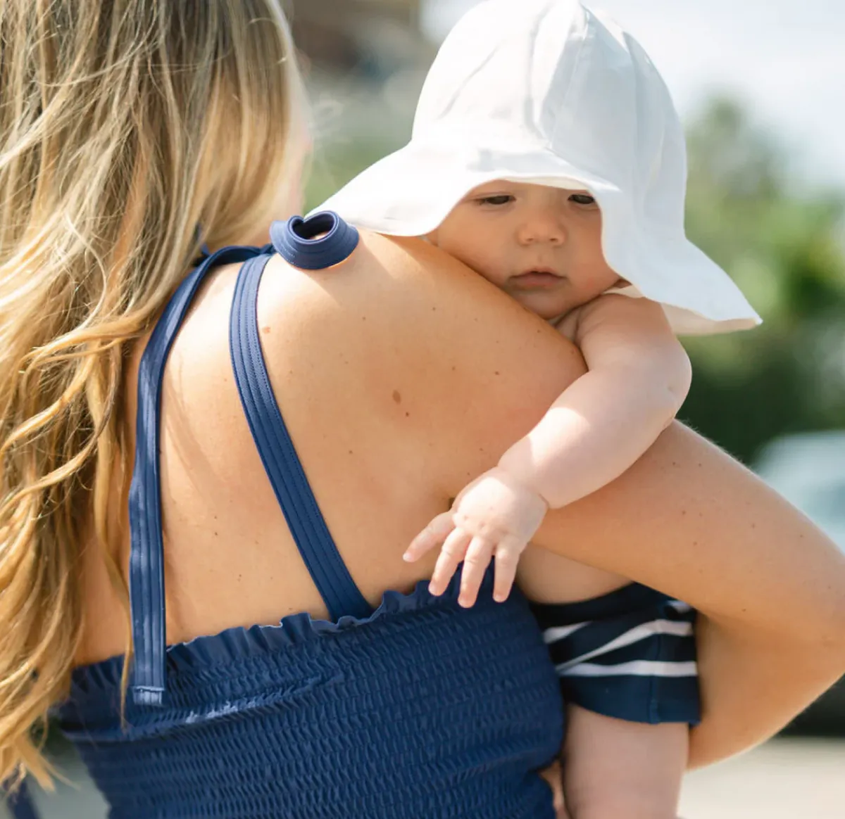 minnow Baby Sun Hat | Swim White Discount