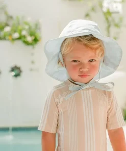 minnow Baby Sun Hat | Swim Light Blue Clearance
