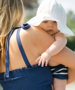 minnow Baby Sun Hat | Swim White Best