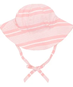 minnow Baby Sun Hat Sorbet Pink Stripe Best