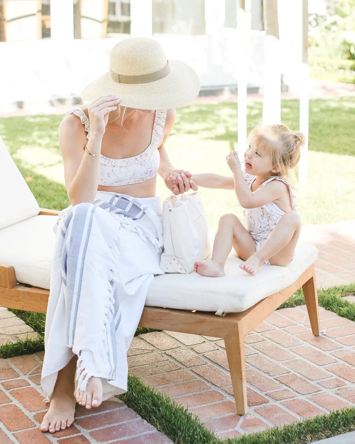 minnow Blue & White Stripe Towel Best