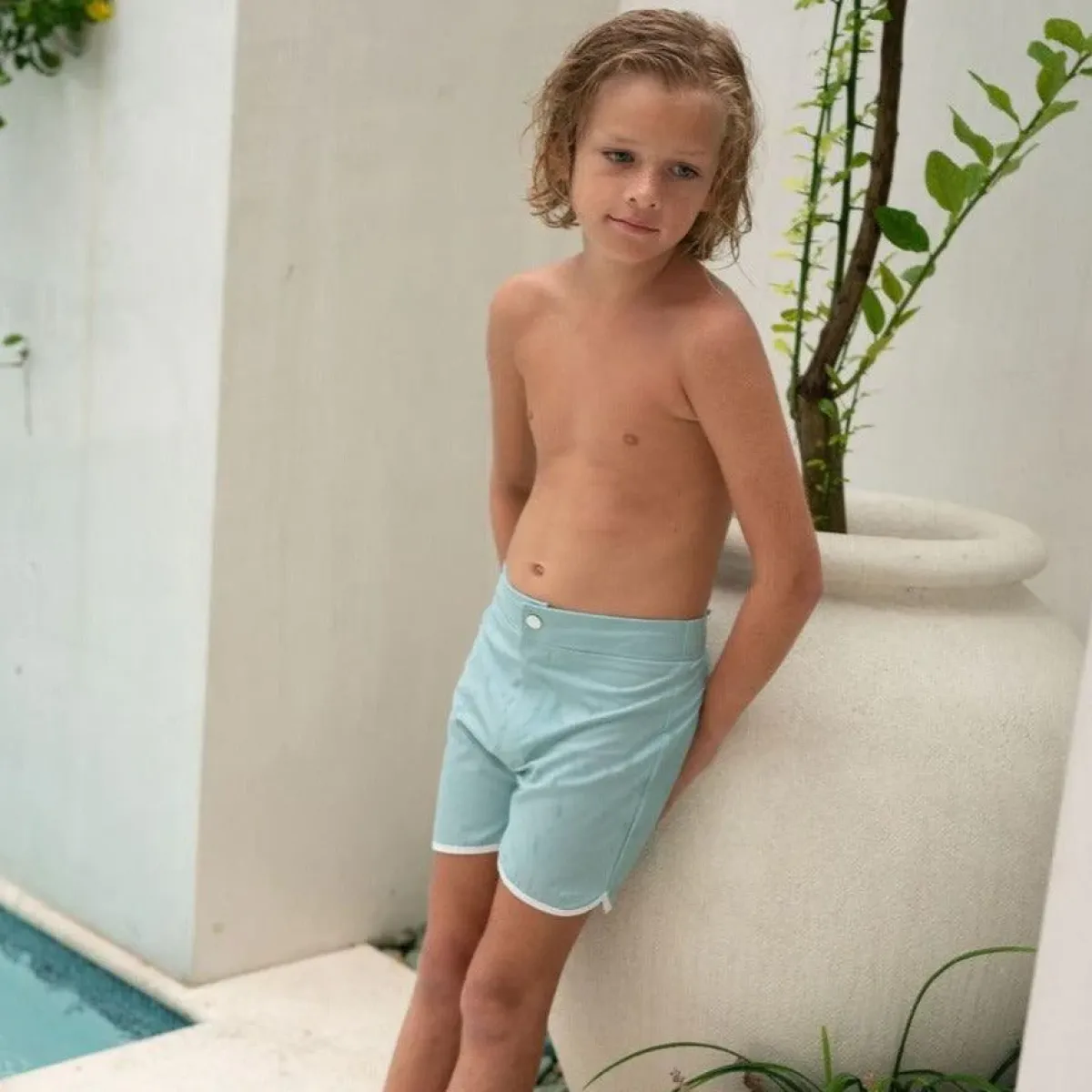 minnow Boys Board Short Azul Sale