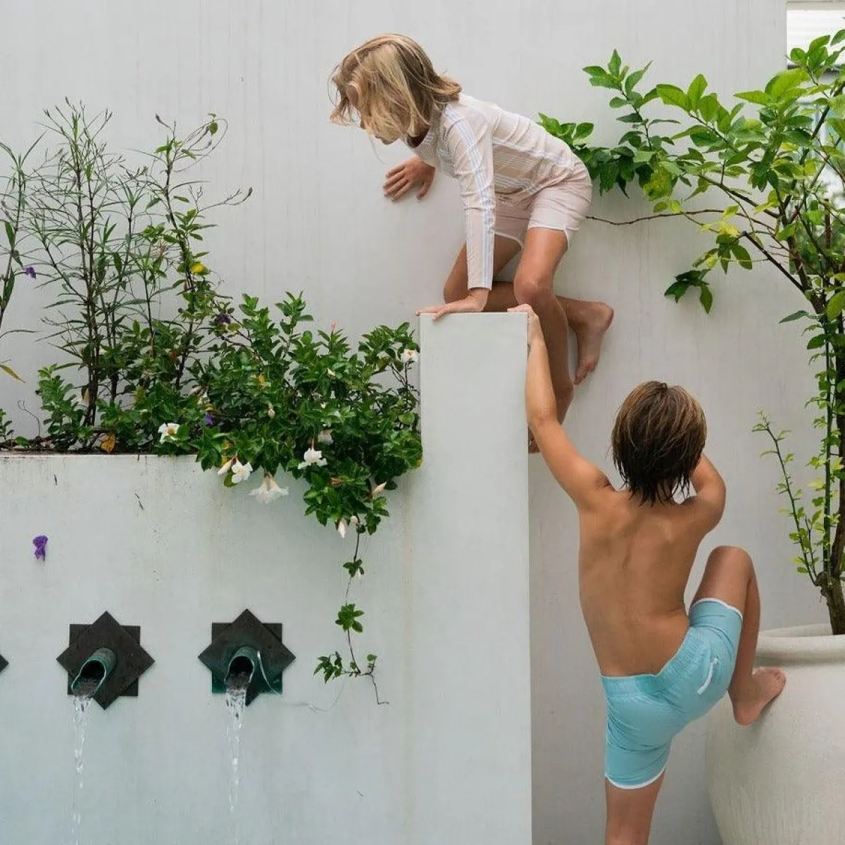 minnow Boys Board Short Azul Sale