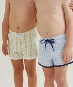 minnow Boys Boardie Linear Citrus Fashion