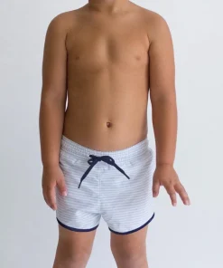 minnow Boys Boardie Powder Blue Stripe Outlet