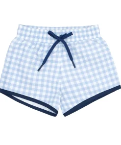 minnow Boys Boardie Oasis Blue Gingham Fashion
