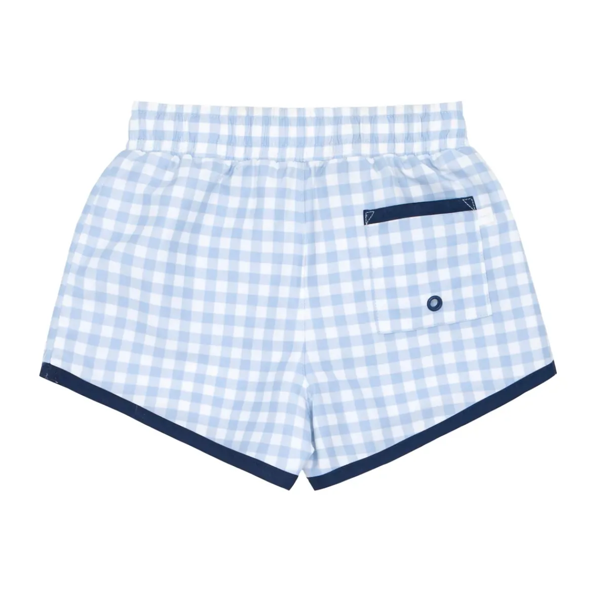 minnow Boys Boardie Oasis Blue Gingham Fashion