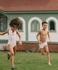 minnow Boys Boardie Windowpane Sale