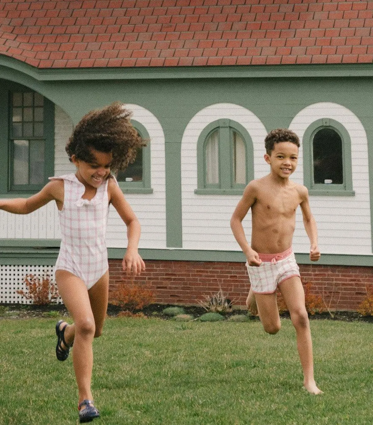 minnow Boys Boardie Windowpane Sale