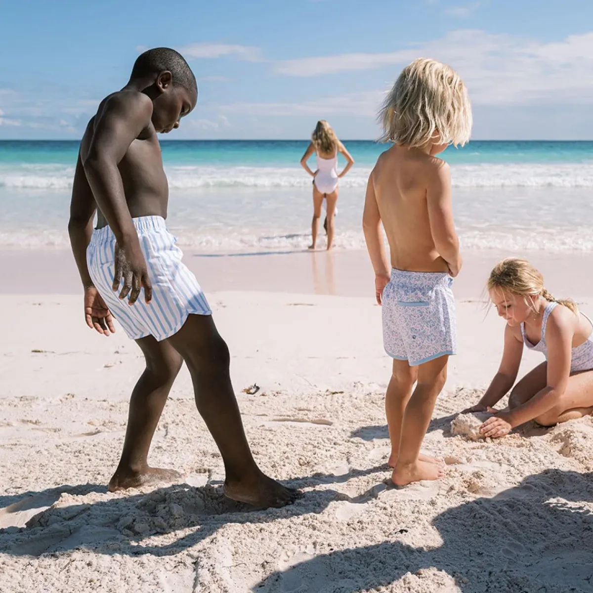 minnow Boys Boardie Briland Blue Botanic New