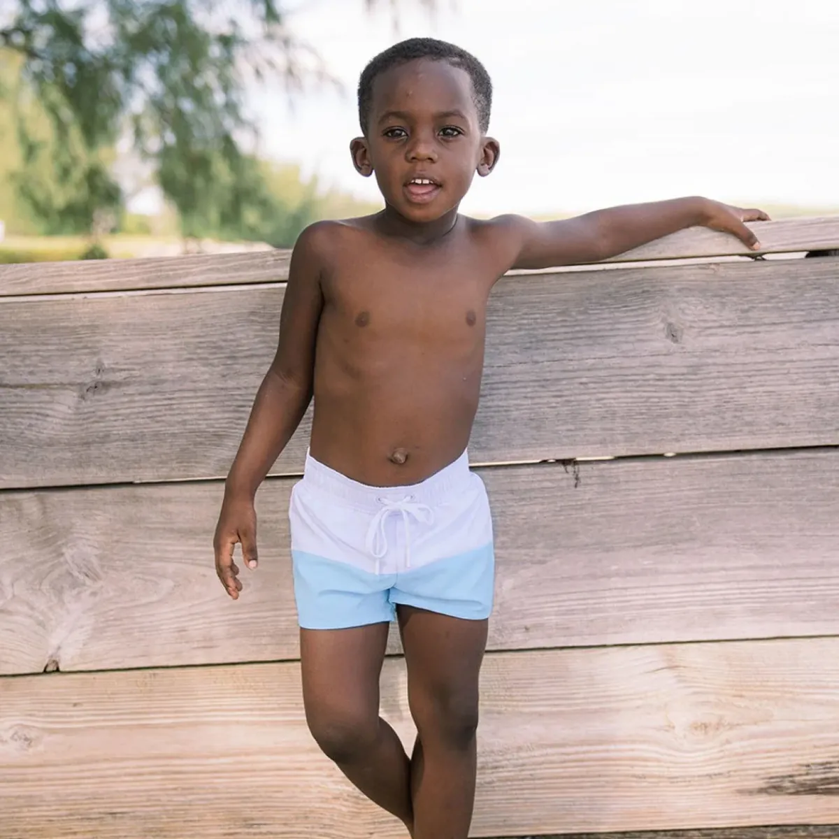 minnow Boys Boardie Bay Lavender Colorblock Sale