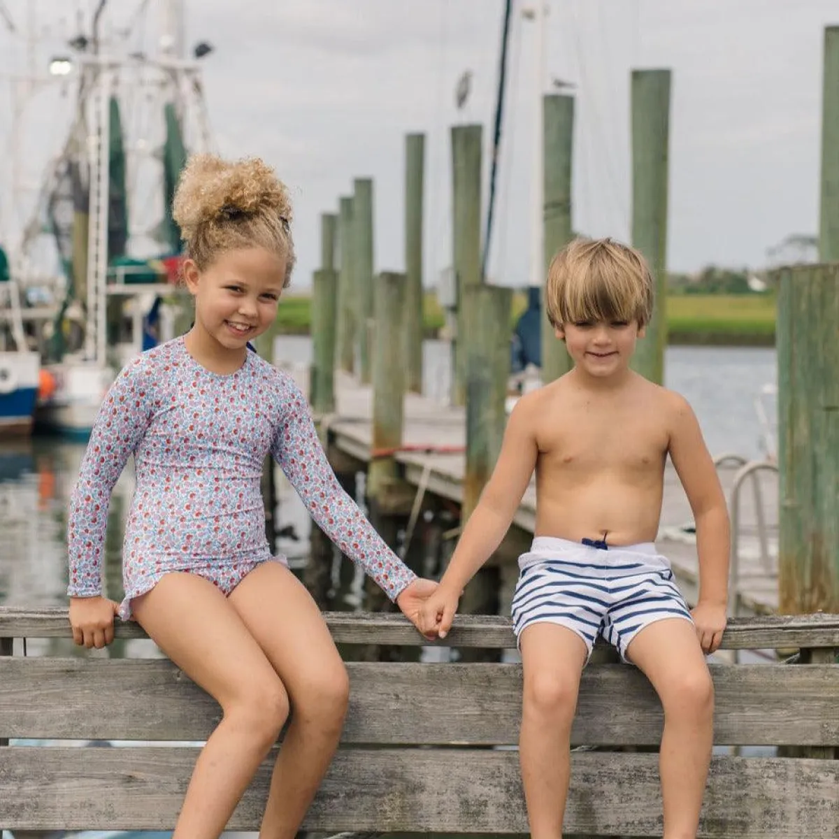 minnow Boys Boardie Breton Stripe Clearance