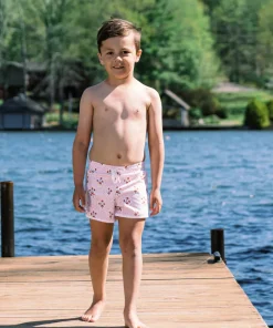 minnow Boys Boardie | Swim Raspberry Red Clearance