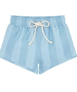 minnow Boys Boardie | Swim Freshwater Blue Cabana Stripe Sale