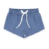 minnow Boys Boardie | Swim Navy Gingham Outlet