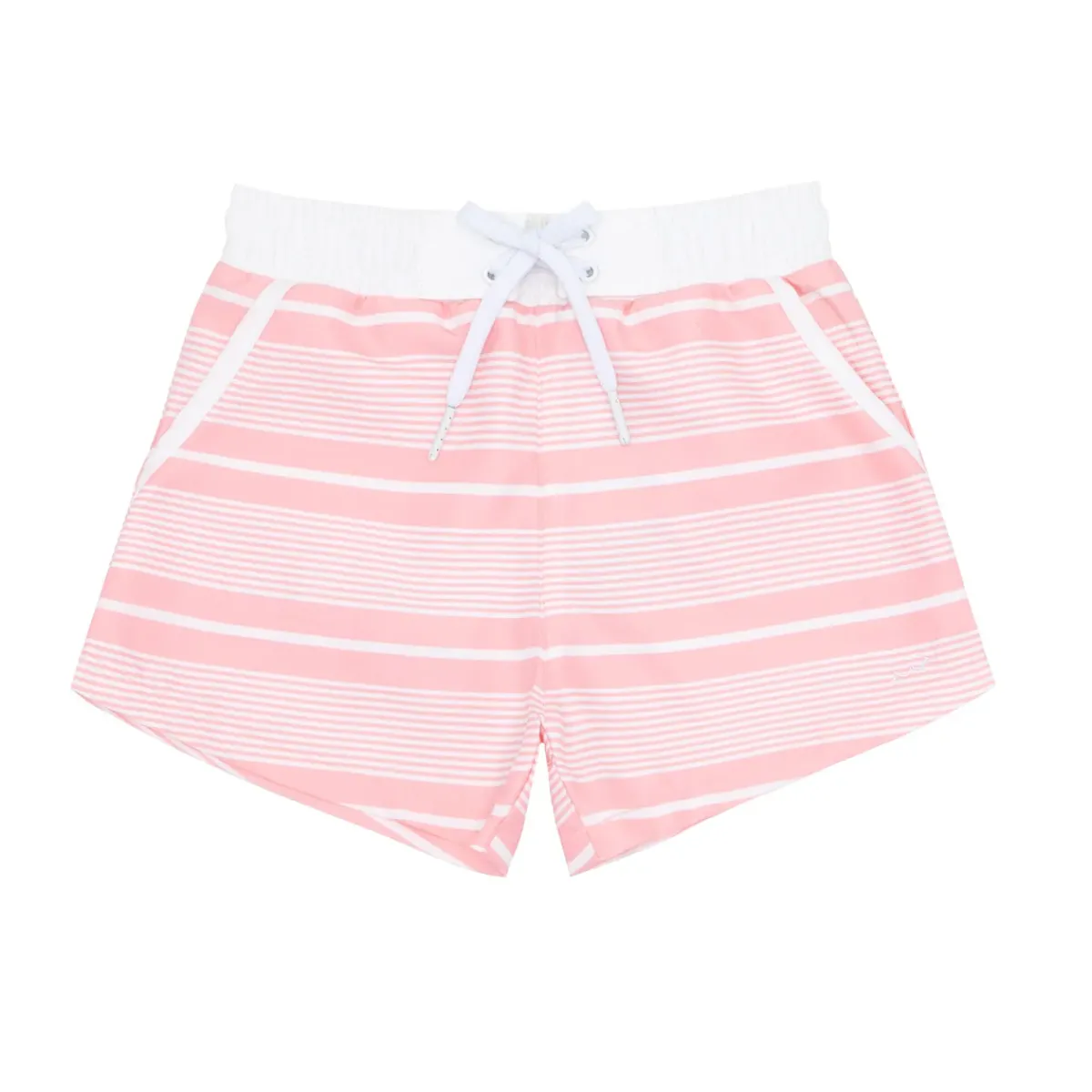 minnow Boys Boardie With Pockets Sorbet Pink Stripe Discount