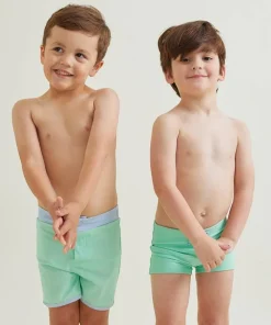 minnow Boys Brief Palm Green Hot