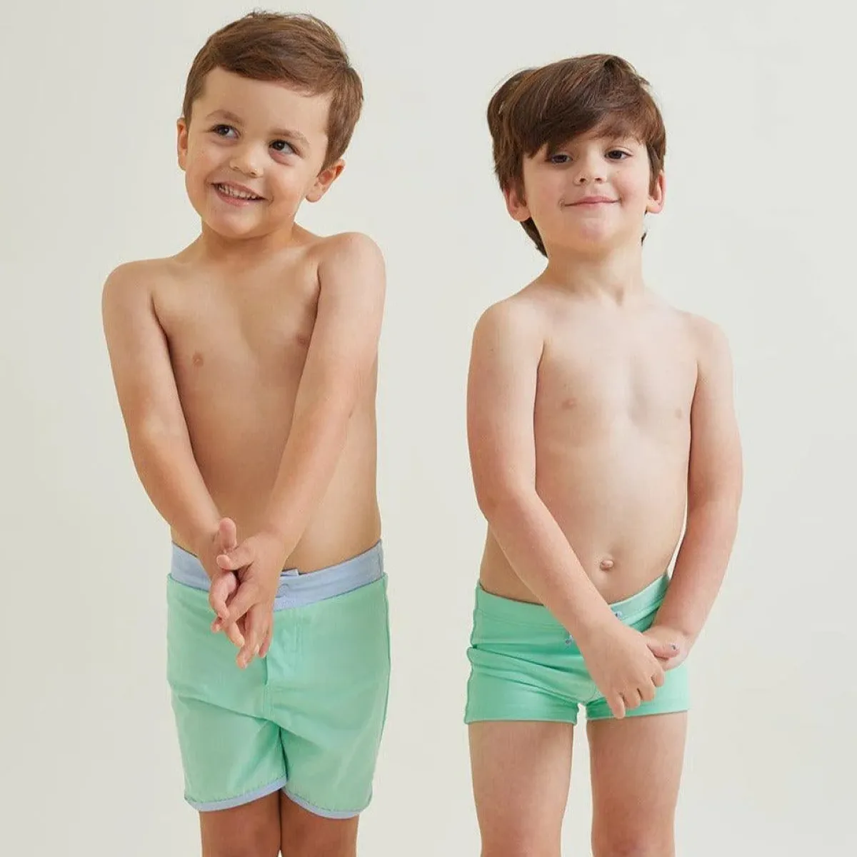 minnow Boys Brief Palm Green Hot