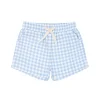 minnow Boys Canvas Short Oasis Blue Gingham Sale