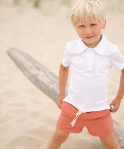 minnow Boys Cotton Polo White Online
