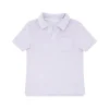 minnow Boys French Terry Polo Shirt Bay Lavender Hot